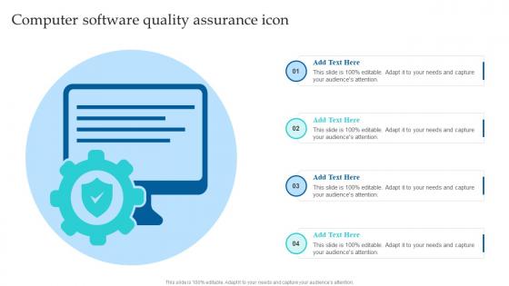 Computer Software Quality Assurance Icon
