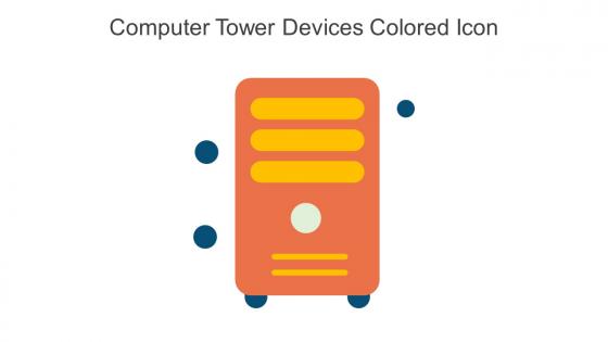 Computer Tower Devices Colored Icon In Powerpoint Pptx Png And Editable Eps Format