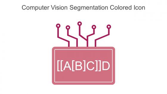 Computer Vision Segmentation Colored Icon In Powerpoint Pptx Png And Editable Eps Format