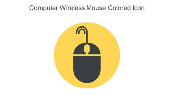 Computer Wireless Mouse Colored Icon In Powerpoint Pptx Png And Editable Eps Format