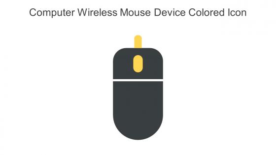 Computer Wireless Mouse Device Colored Icon In Powerpoint Pptx Png And Editable Eps Format