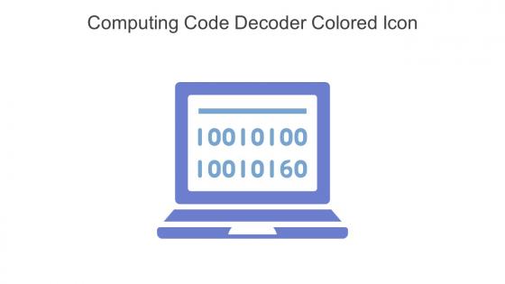 Computing Code Decoder Colored Icon In Powerpoint Pptx Png And Editable Eps Format