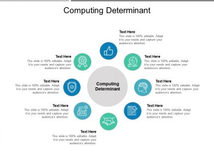 Computing determinant ppt powerpoint presentation professional slides cpb