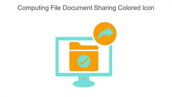 Computing File Document Sharing Colored Icon In Powerpoint Pptx Png And Editable Eps Format