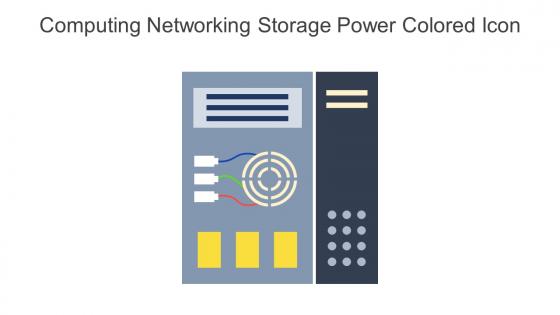 Computing Networking Storage Power Colored Icon In Powerpoint Pptx Png And Editable Eps Format