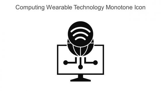 Computing Wearable Technology Monotone Icon In Powerpoint Pptx Png And Editable Eps Format