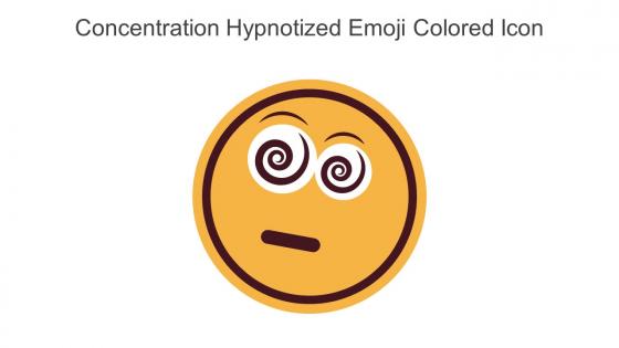Concentration Hypnotized Emoji Colored Icon In Powerpoint Pptx Png And Editable Eps Format
