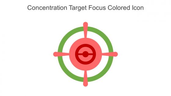 Concentration Target Focus Colored Icon In Powerpoint Pptx Png And Editable Eps Format