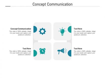 Concept communication ppt powerpoint presentation outline examples cpb