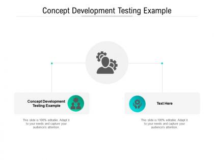 Concept development testing example ppt powerpoint presentation outline gallery cpb