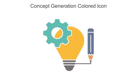 Concept Generation Colored Icon In Powerpoint Pptx Png And Editable Eps Format