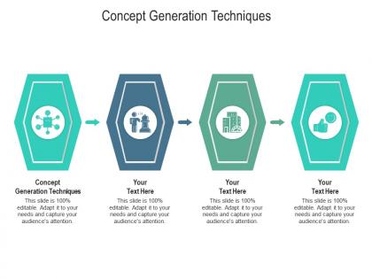 Concept generation techniques ppt powerpoint presentation professional influencers cpb