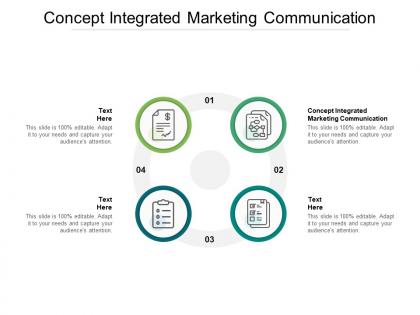 Concept integrated marketing communication ppt powerpoint presentation samples cpb