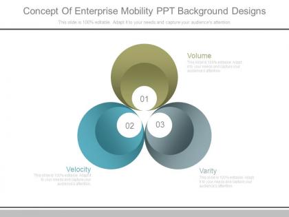 Concept of enterprise mobility ppt background designs