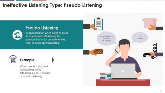 Concept Of Pseudo Listening Training Ppt