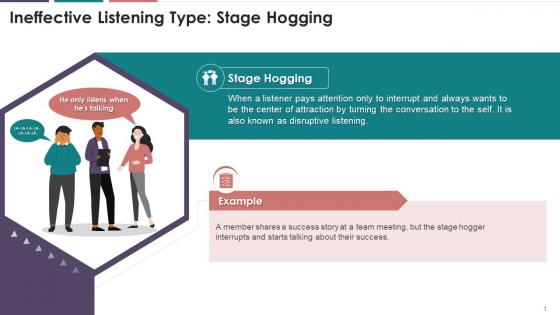 Concept Of Stage Hogging Training Ppt