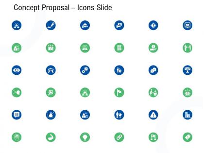 Concept proposal icons slide ppt powerpoint presentation pictures graphics download