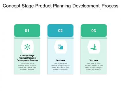 Concept stage product planning development process ppt powerpoint presentation file brochure cpb