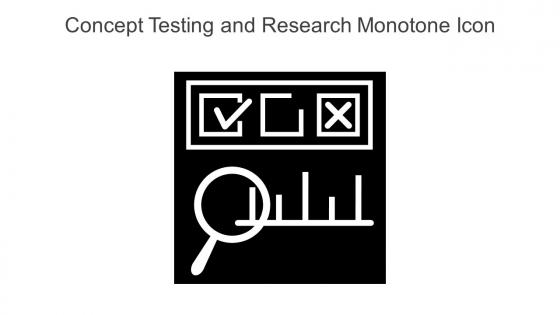 Concept Testing And Research Monotone Icon In Powerpoint Pptx Png And Editable Eps Format