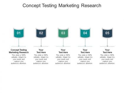 Concept testing marketing research ppt powerpoint presentation show objects cpb