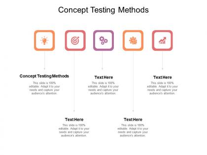 Concept testing methods ppt powerpoint presentation file skills cpb