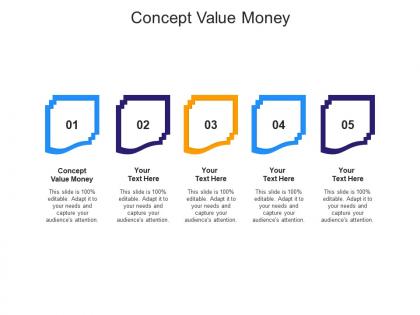 Concept value money ppt powerpoint presentation icon infographics cpb