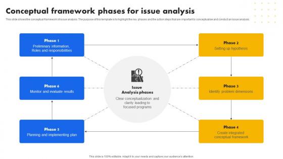 Conceptual Framework Phases For Issue Analysis