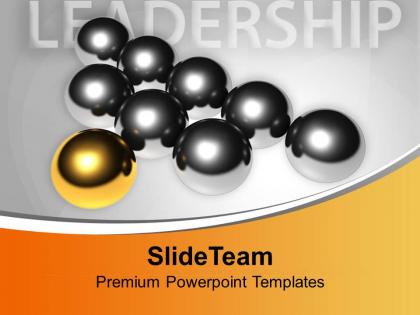 Conceptual image of leadership powerpoint templates ppt themes and graphics 0213