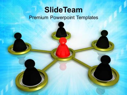 Conceptual image of teamwork powerpoint templates ppt backgrounds for slides 0213