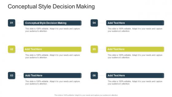 Conceptual Style Decision Making In Powerpoint And Google Slides Cpb