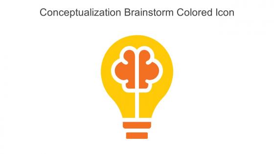 Conceptualization Brainstorm Colored Icon In Powerpoint Pptx Png And Editable Eps Format