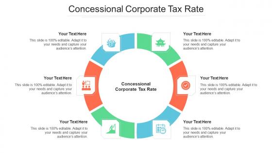Concessional Corporate Tax Rate Ppt Powerpoint Presentation Infographic Backgrounds Cpb