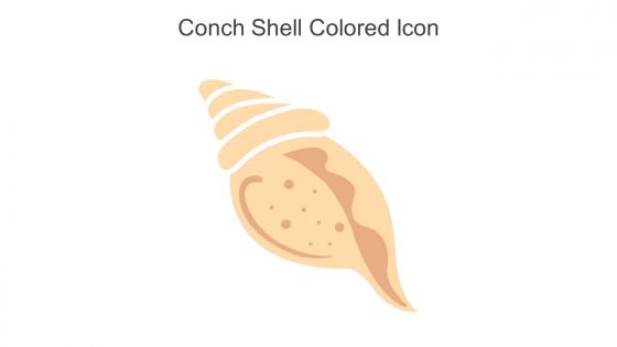 Conch Shell Colored Icon In Powerpoint Pptx Png And Editable Eps Format