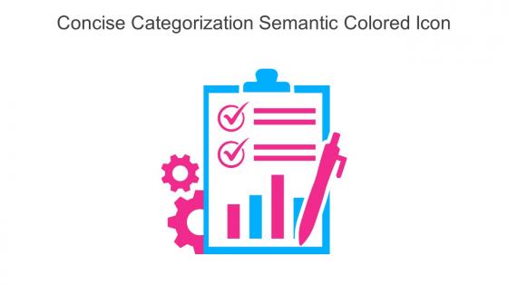 Concise Categorization Semantic Colored Icon In Powerpoint Pptx Png And Editable Eps Format