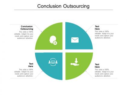 Conclusion outsourcing ppt powerpoint presentation summary background image cpb