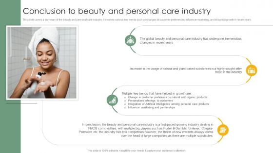 Conclusion To Beauty And Cosmetic And Personal Care Market Trends Analysis IR SS V