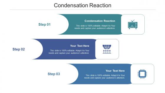 Condensation reaction ppt powerpoint presentation ideas images cpb