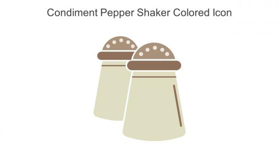 Condiment Pepper Shaker Colored Icon In Powerpoint Pptx Png And Editable Eps Format