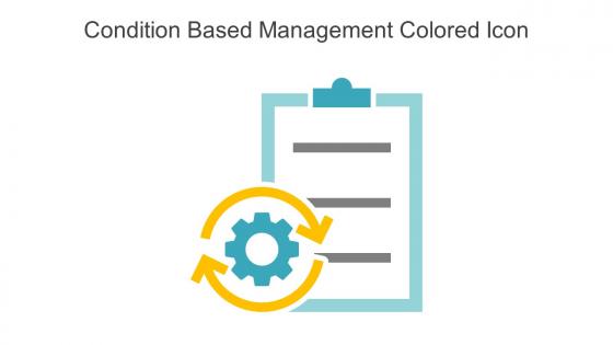 Condition Based Management Colored Icon In Powerpoint Pptx Png And Editable Eps Format
