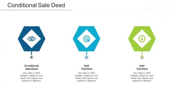 Conditional Sale Deed Ppt Powerpoint Presentation Professional Images Cpb