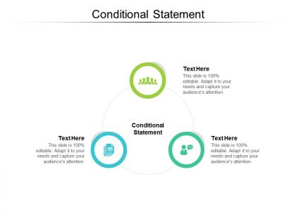 Conditional statement ppt powerpoint presentation portfolio infographic template cpb
