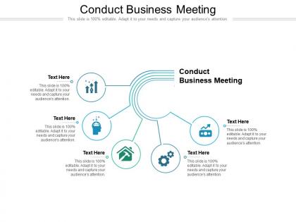 Conduct business meeting ppt powerpoint presentation file information cpb