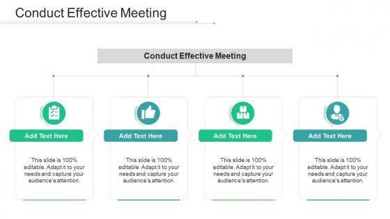 Conduct Effective Meeting In Powerpoint And Google Slides Cpb