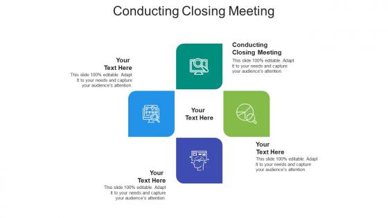 Conducting closing meeting ppt powerpoint presentation styles pictures cpb
