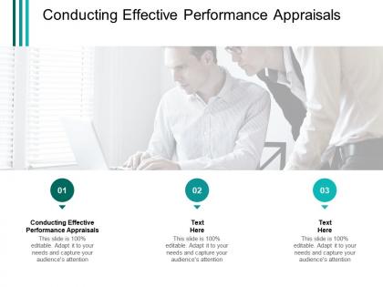 Conducting effective performance appraisals ppt powerpoint presentation pictures good cpb