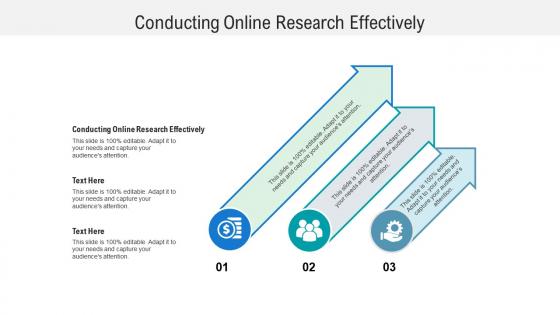 Conducting online research effectively ppt powerpoint presentation infographics images cpb