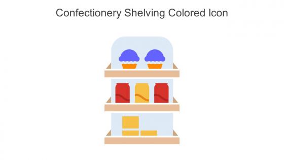 Confectionery Shelving Colored Icon In Powerpoint Pptx Png And Editable Eps Format