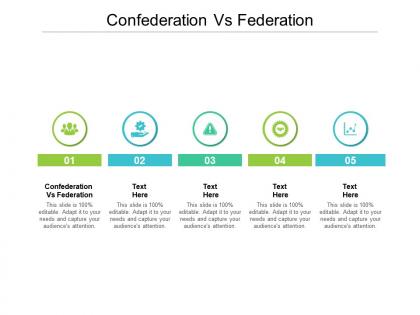 Confederation vs federation ppt powerpoint presentation ideas clipart images cpb