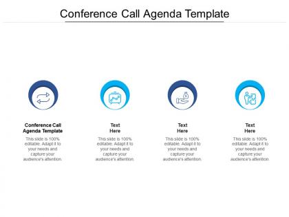 Conference call agenda template ppt powerpoint presentation icon picture cpb