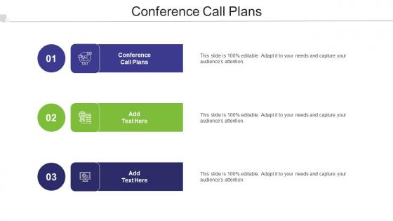 Conference Call Plans Ppt Powerpoint Presentation Summary Demonstration Cpb